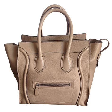 Women's Beige Designer Handbags .